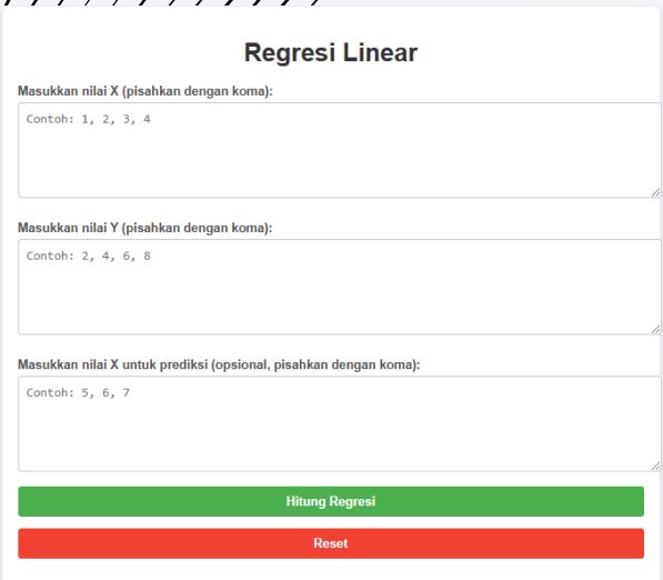 Regresi Linear